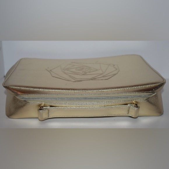 Lancôme Paris Rectangular Cosmetic or Vanity Case in Metallic Gold - Picture 9 of 9